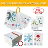 100 Chinese Hieroglyphics Cards Mandarin Chinese Learning Flashcards Characters Stroke Order Boost Vocabulary with Visual 1
