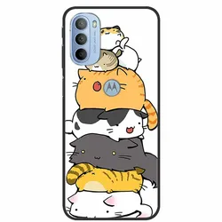 Charming Cat Design Soft TPU Silicone Phone Case - Motorola Moto Series for Moto G51 5G (H10.CH.235)