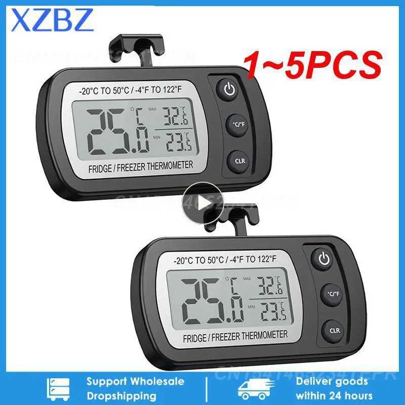 

1~5PCS Corui Electronic Digital Refrigerator Thermometer Freezer Anti-humidity Thermometer Family Intelligence System Home