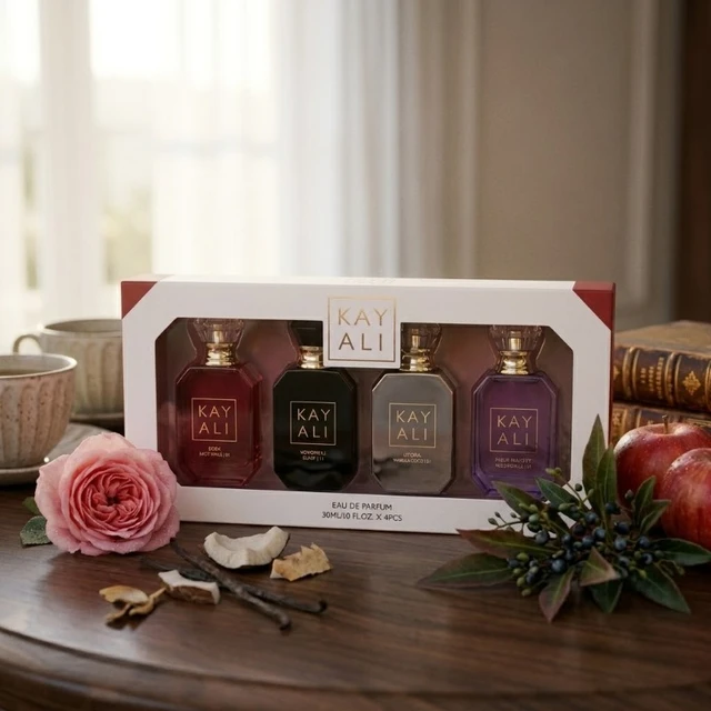 Coffret de parfums KAYALI 30ml*4, parfum arabe de luxe longue durée, élégant, doux, frais, raffiné, cadeau de signature haut de gamme, pomme 1
