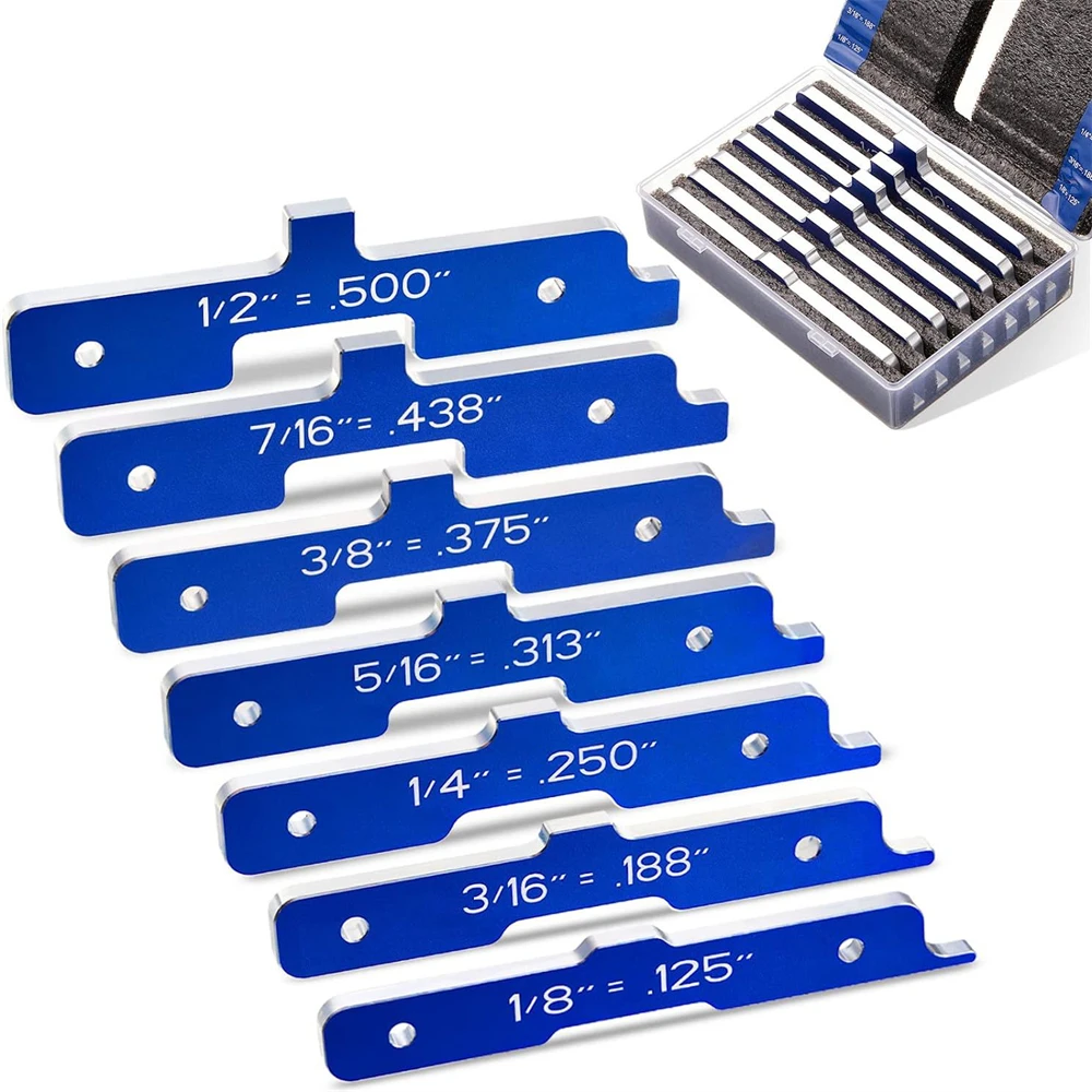 Setup Block Height Gauge Set Precision Aluminum Router Table Set Up