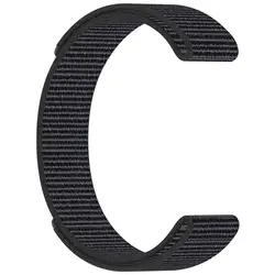 Nylon Loop Strap for Sport Watch - Durable and Stylish Watchband Bracelet, Available in Multiple Sizes (GRAY)