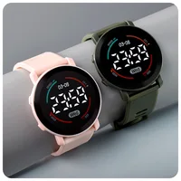 Ladies' electronic watch, minimalist sports LED electronic watch