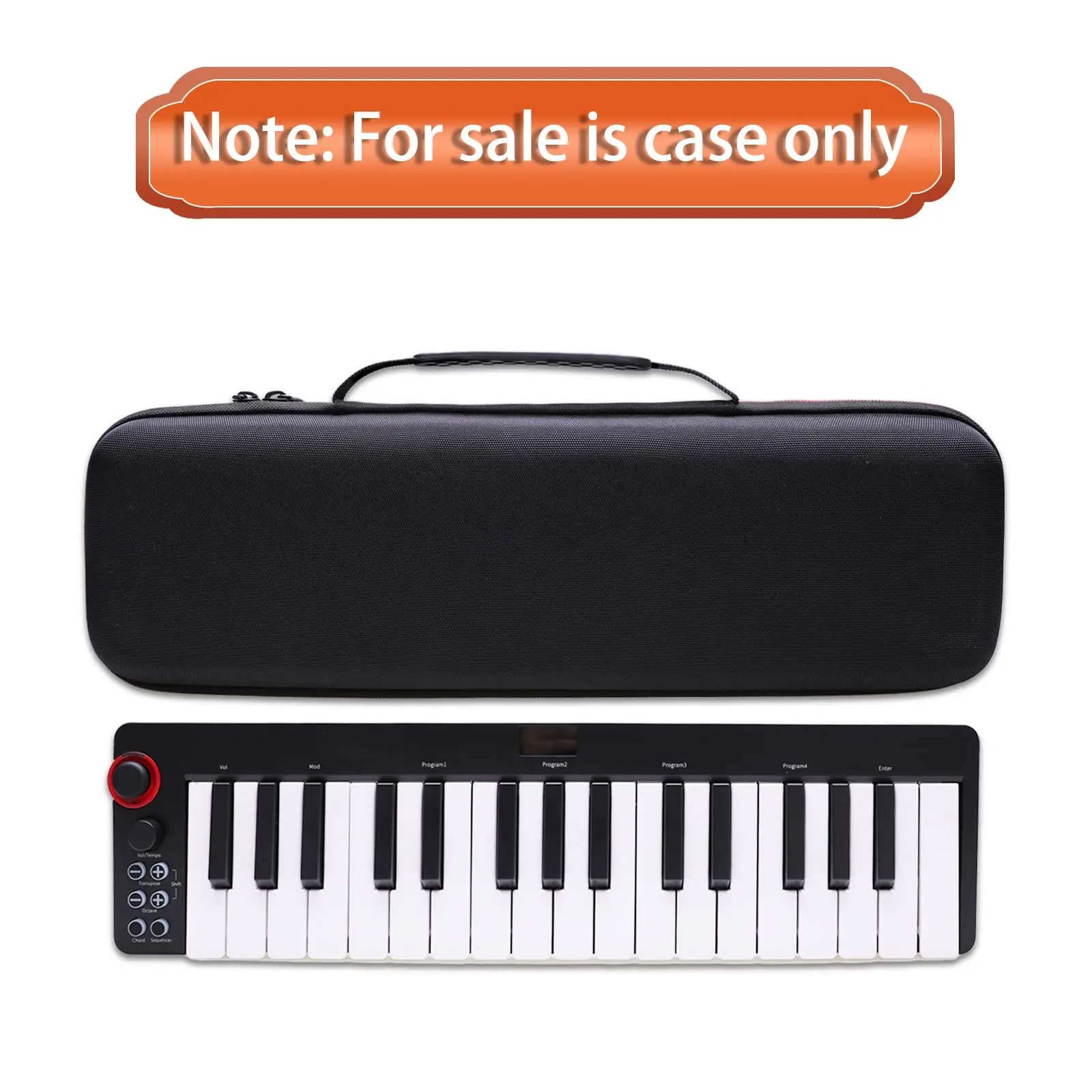 LTGEM eva Hard Case for Donner N32 32 Key MIDI Keyboard Controller Storage Bag(only case)