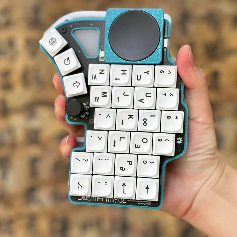 Dilemma Max Split Keyboard Kit Custom Wired Single-mode RGB Hot