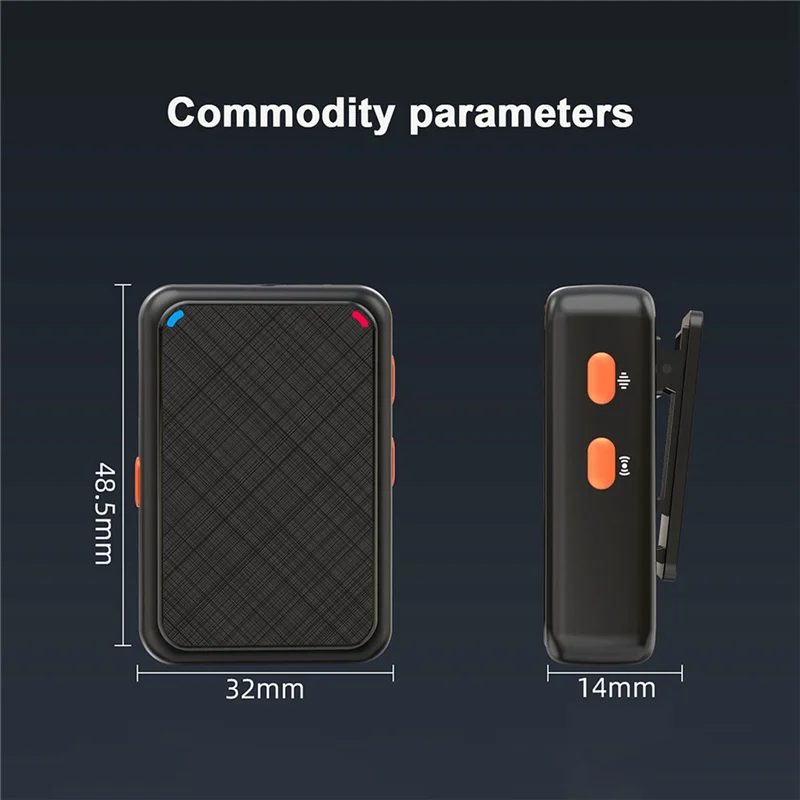 

Wireless Lavalier Recording Microphone Dual Channel Lapel Mic System for Smartphone DSLR Camera DV Vlog (1 in 1)