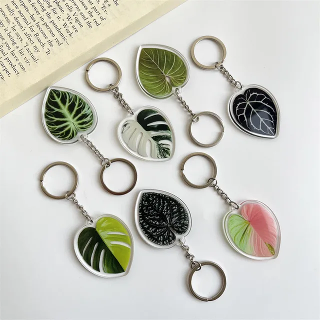 Buy Monstera Leaf Plant Keychain / for Plant Lover / Matching Cute Online  in India 