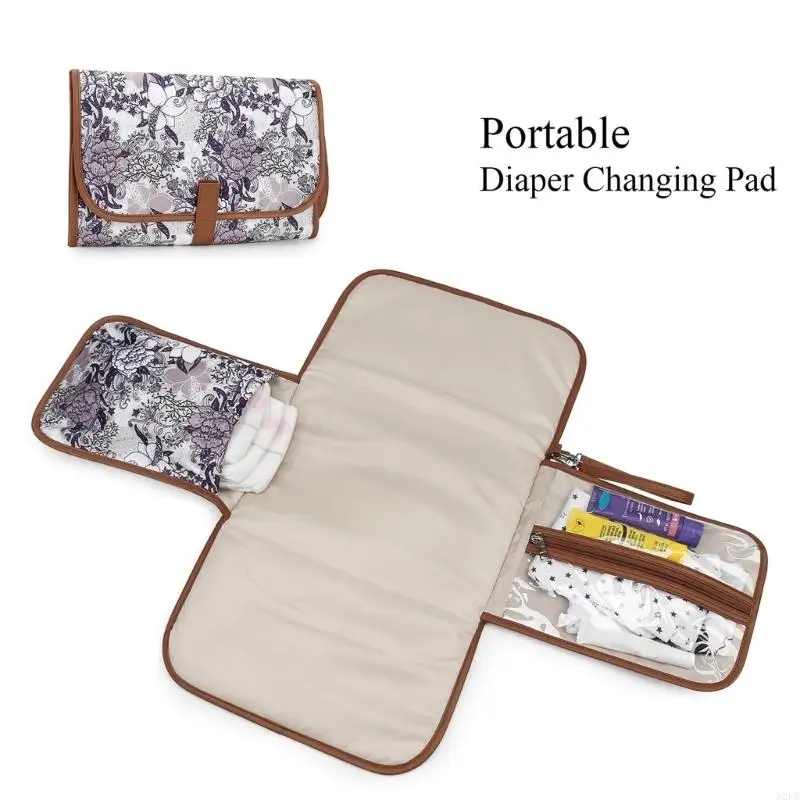 Baby Diaper Changing Pad Change Mat Liner Carrying Strap Sheet Bed Pad Infant Newborn Diapering Sheet Protector A2UB
