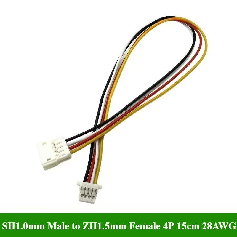Câble Connecteur Ligne 15cm 28AWG Lot 10-50PCS Gris/Vert