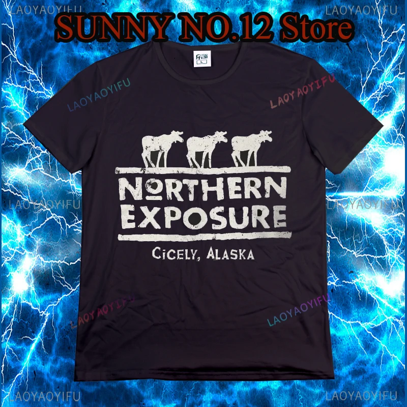 

Футболка с логотипом североэкспозиции 6Xl 90S Tv Alaska Cicely Lover