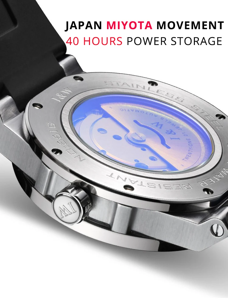 CARNIVAL Sapphire Mechanical Wristwatches High Quality MIYOTA Movement Automatic Watches For Man Stainless Steel Montres Hommes_voghion.com