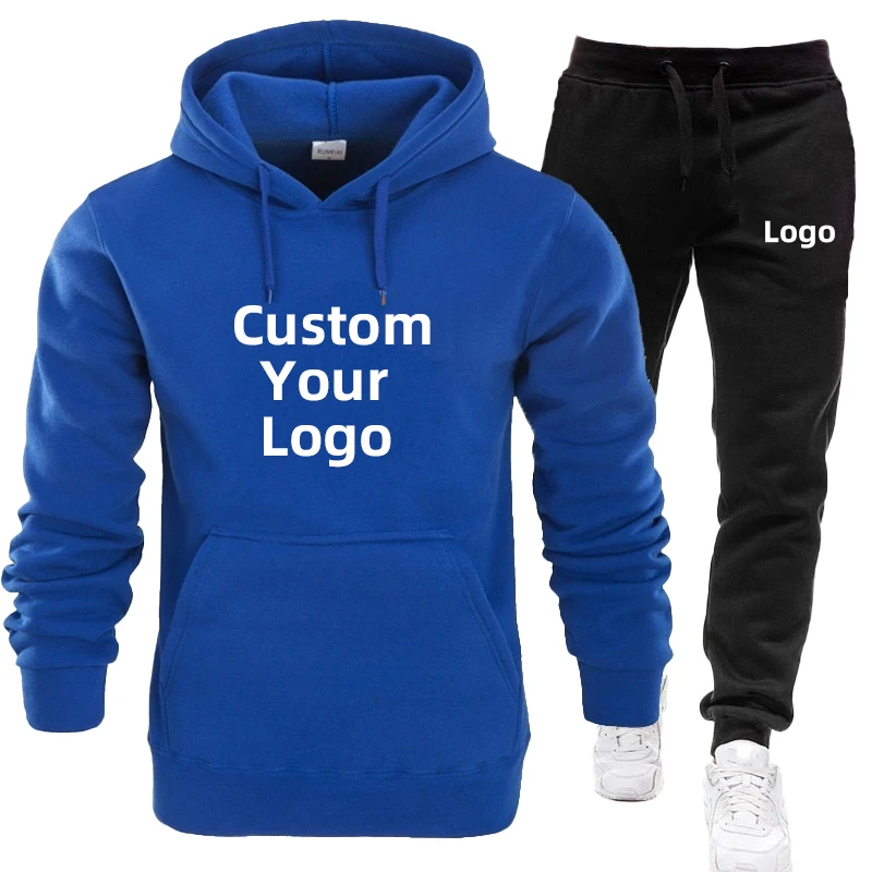 Customise your logo Sports Wear for Men Tops and Trousers Set Casual Jogging Suit Streetwear Men's Jogging Suits S-4XL 5