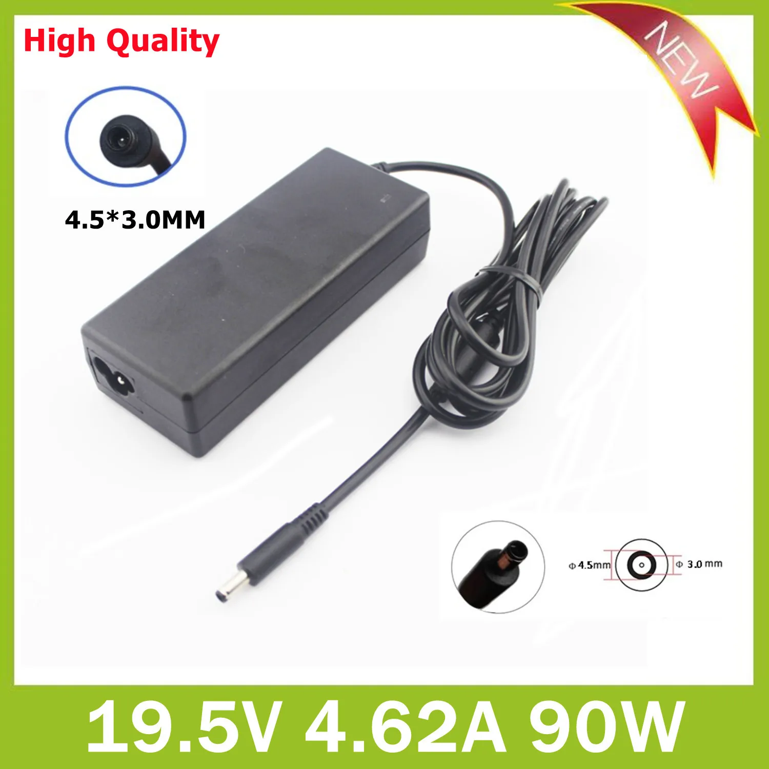 

19.5V 4.62A 90W 4.5*3.0MM AC Laptop Charger For Dell XPS 11 12 13 L321X L322X Inspiron 12 14 15 24 Vostro 20 7572 5568 Power