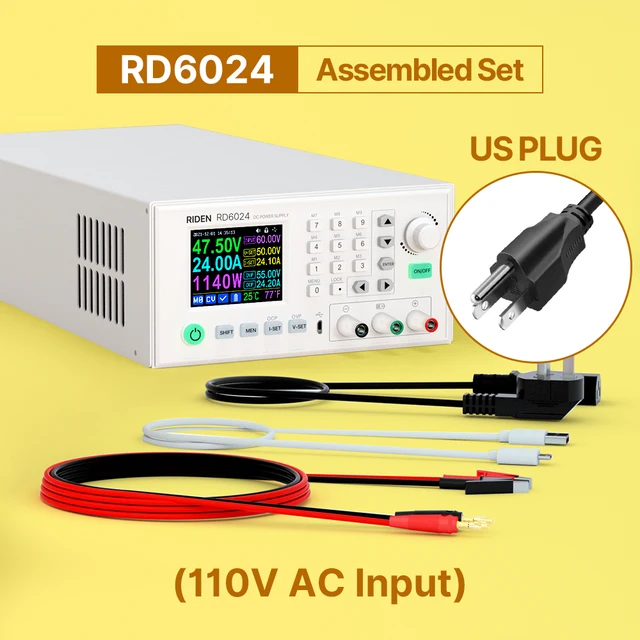 RD RD6024 Assembled Set 60V 24A USB AC to DC adjustable Step Down