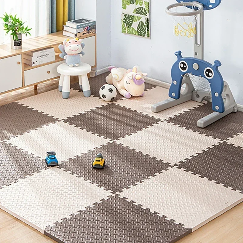 8/16pcs Pink Foam Play Mat, Interlocking Puzzle Carpet Floor Mat for Baby Crawling and Exercise Various Colors Available Toys S3e7203c450254c45983503c8f8e69b8ey