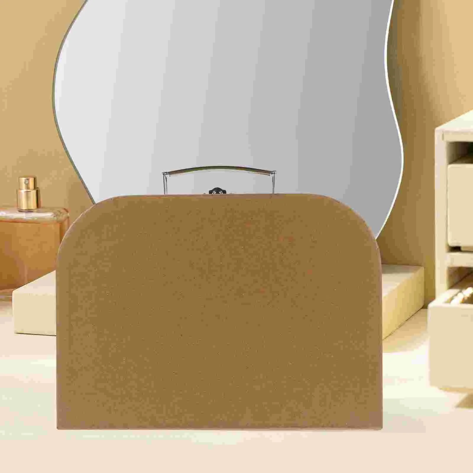 

Paperboard Suitcases Paper Storage Box Decorative Gift Boxes With Lids Travel Themed Chest Small Stackable Luggage Mache Box