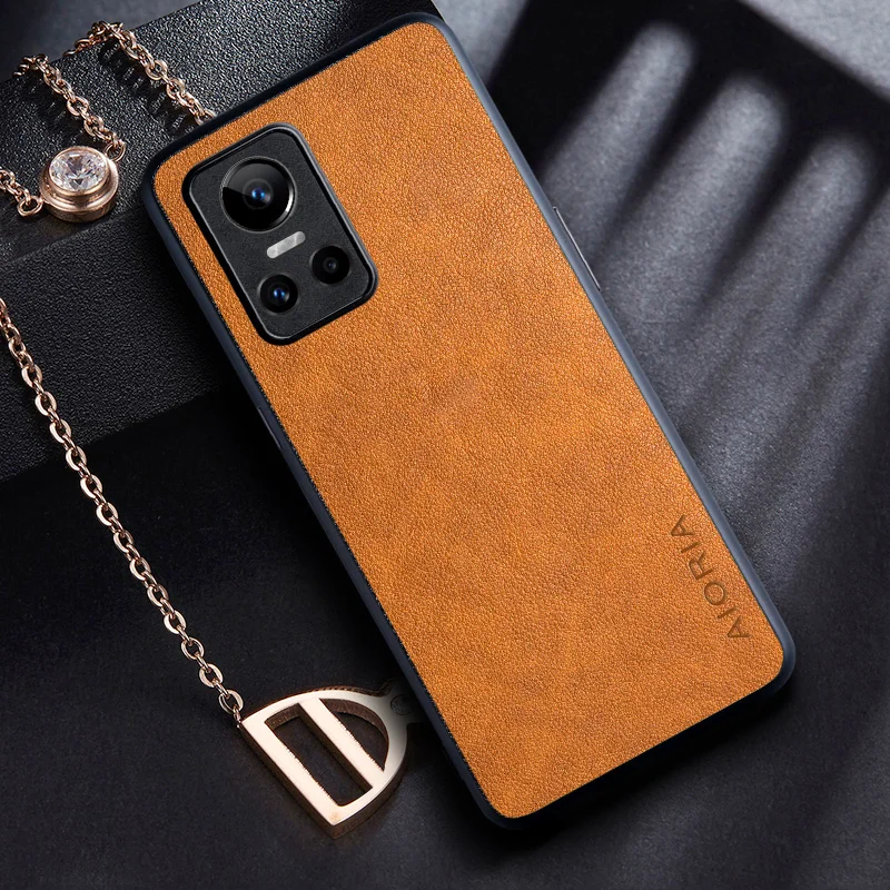 Retro Business PU Leather Phone Case - Elegant Design