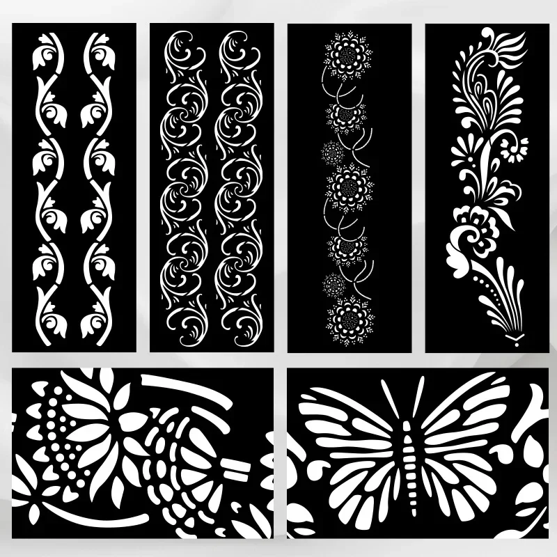 Tattoo Stencils 1 Pcs for henna tattoo stencils,temporary tattoo sticker,tattoo sticker