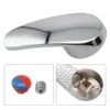Bathroom Replacement Faucet Handle Chrome Plated Taps Cartridge Spool Faucet Single Metal Lever Handle Accessories  2