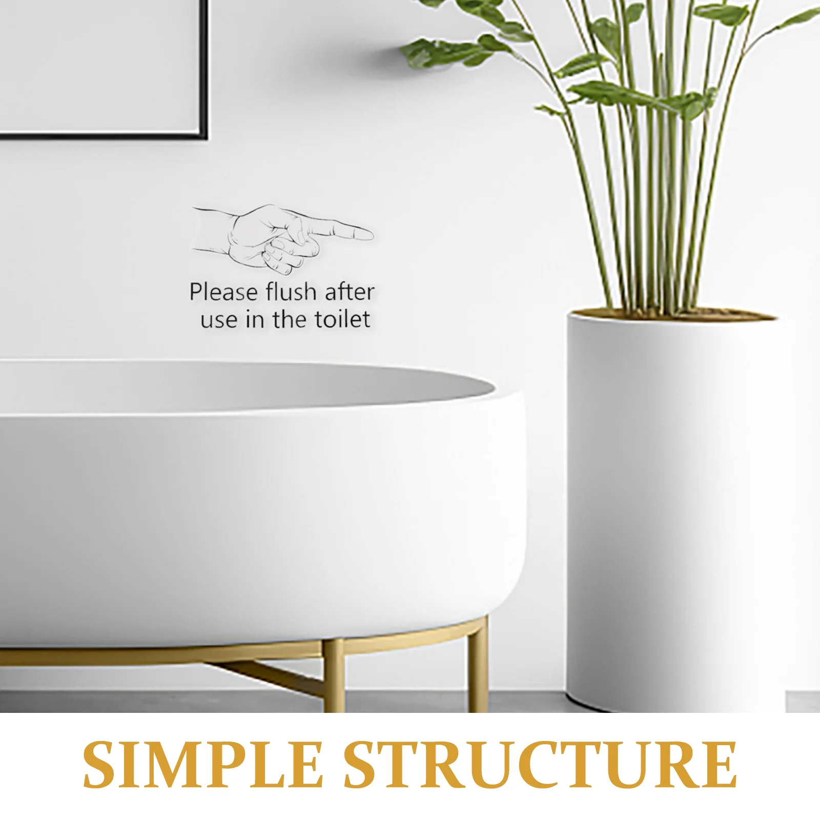 Рисунок 2 - Наклейка для унитаза