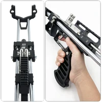 Outdoor Hunting Telescopic Long Rod Slingshot Aviation Aluminum Alloy Laser Aiming Rubber Band Competitive Shooting Competition 2