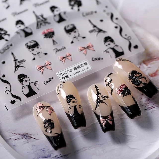 AUDREY HEPBURN MANICURE SET 5PC TRAVEL COMPACT GIFT NAILS FILE TWEEZERS IN  CASE | eBay