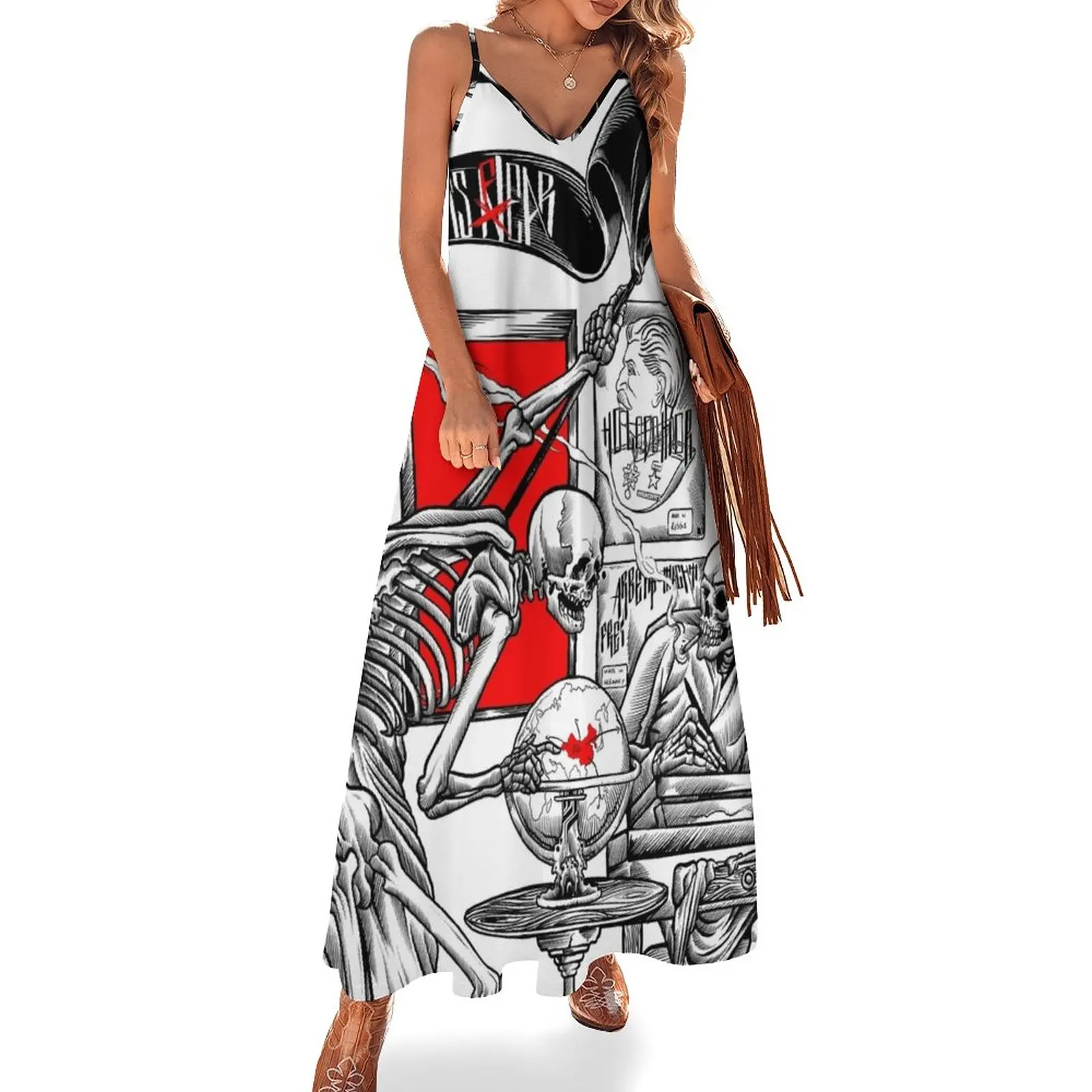 

New the end is fear Sleeveless Dress luxury woman party dress summer clothes for women dress