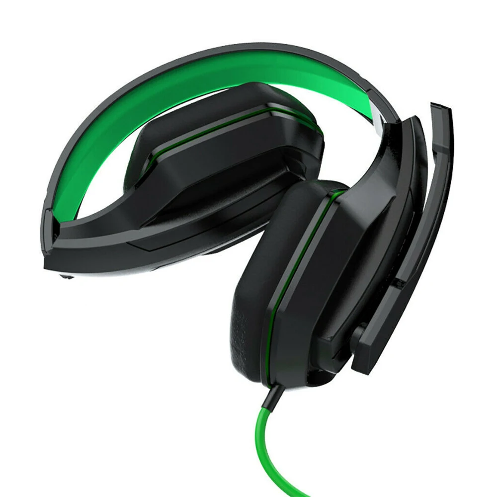 3.5mm Wired Gaming Headphones Noise Cancelling Earphones With Microphone Volume Control For PS4 PS5 Laptop