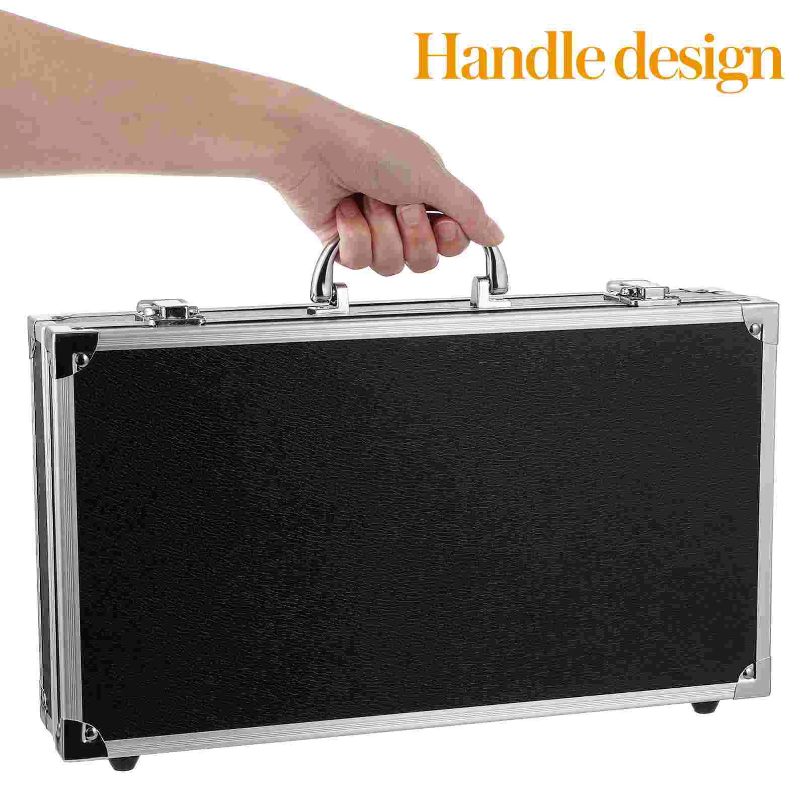 Password Tool Box Aluminum Alloy Toolbox Medicine Box Cryptographic Instrument Storage Box Travel Luggage Organizer Suitcase