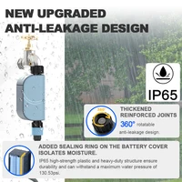 Умный Wi-Fi таймер полива сада Tuya автоматический спринклер дистанционная система капельного орошения открытый контроллер воды клапан Goole Hom — изображение 5