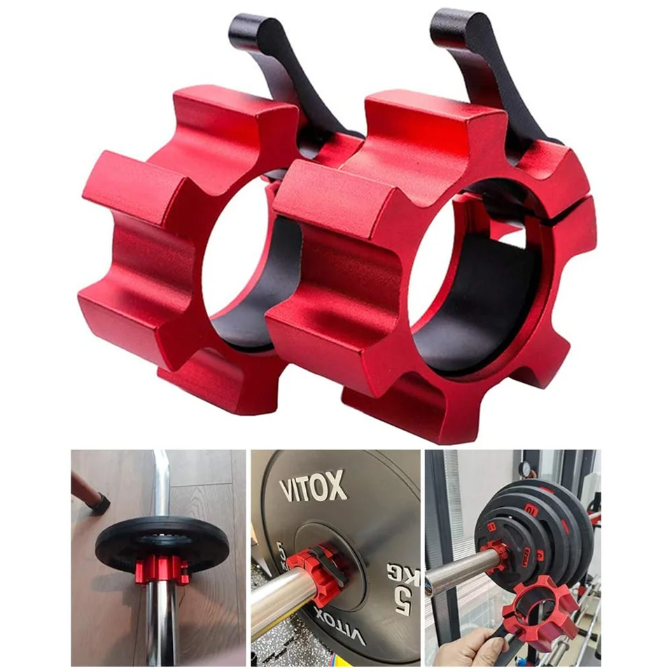Morsetti Bilanciere GW Tech 5.1cm - Sgancio Rapido, Colore Rosso, Per