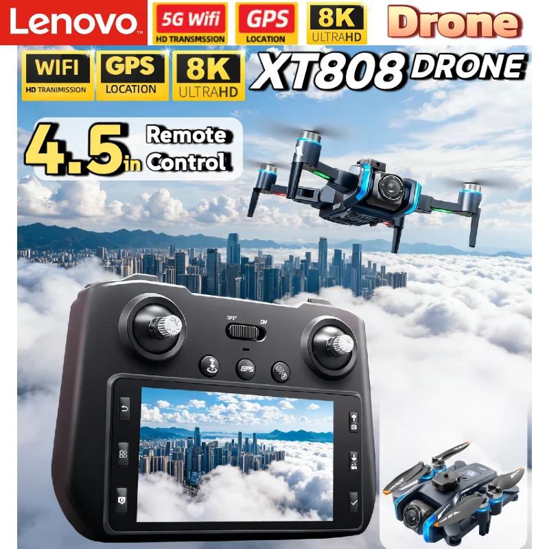 XT808 GPS 4K Drone avec Caméra HD - Drones de Marque Niche