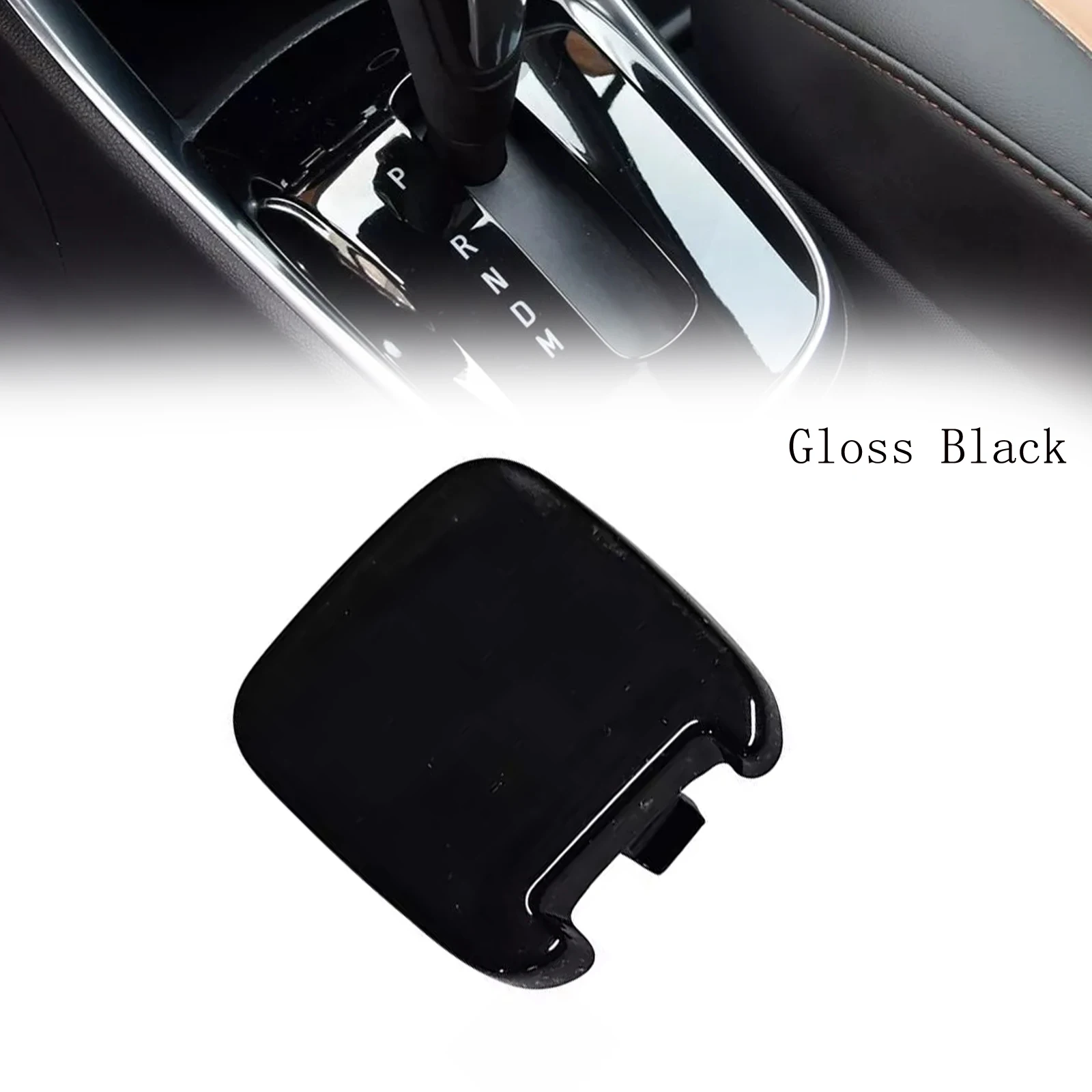 Car Gear Shift Gaiter Boot Console Cap Gloss Black Plastic Shift Panel Protective Cover For Chevrolet For TRAX 42559686