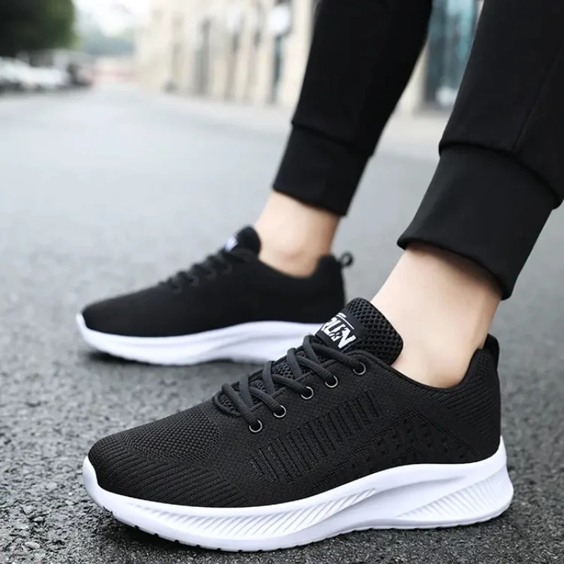 

Кроссовки мужские дышащие, светильник теннисная обувь, роскошные удобные повседневные, Вулканизированная подошва, для лета