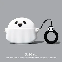 Cute Cartoon Luminous Ghost Silicone Protective Case - Shockproof Soft Sleeve for JBL WAVE BEAM (WJ - 2)