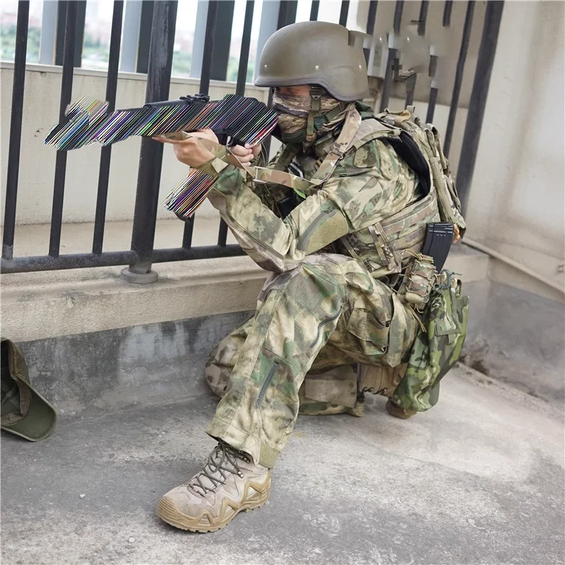Green Ruins Army Fan SSO Special Forces Combat Tactics Frog Suit Pants Shirt Composite Dragon Scale Armor