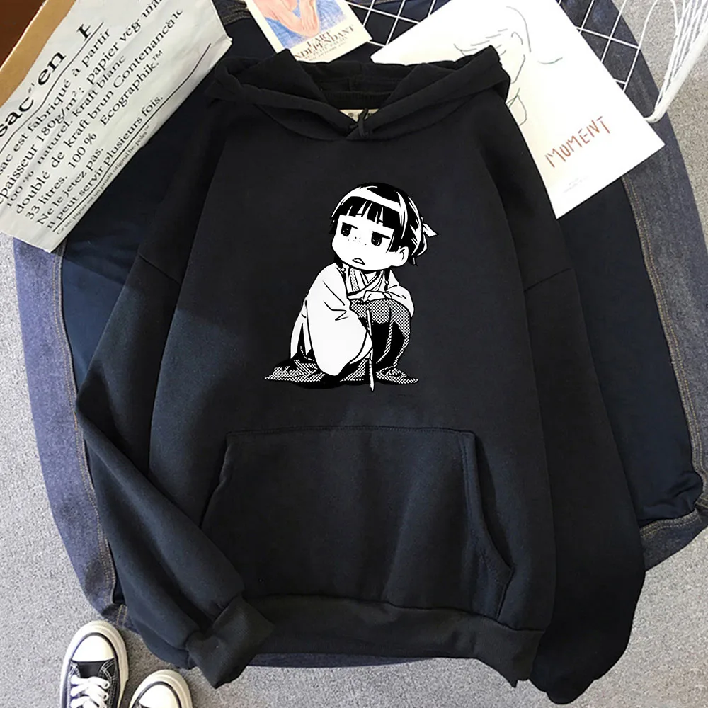 

Kawaii Cute The Apothecary Diaries Hoodies Side Eye Maomao Sweatshirts Anime Clothes Autumn Winter Pullovers Unisex Sudaderas