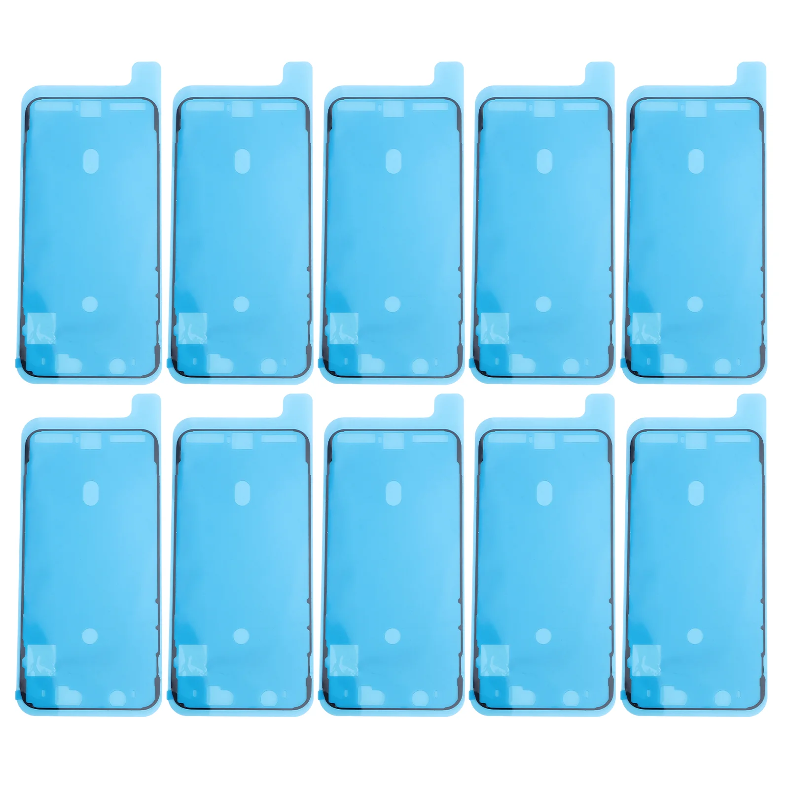 

10 Pcs Screen Adhesive Strips LCD Display Sealing Adhesive Replacement Pre-Cut Waterproof Seals Stickers for X