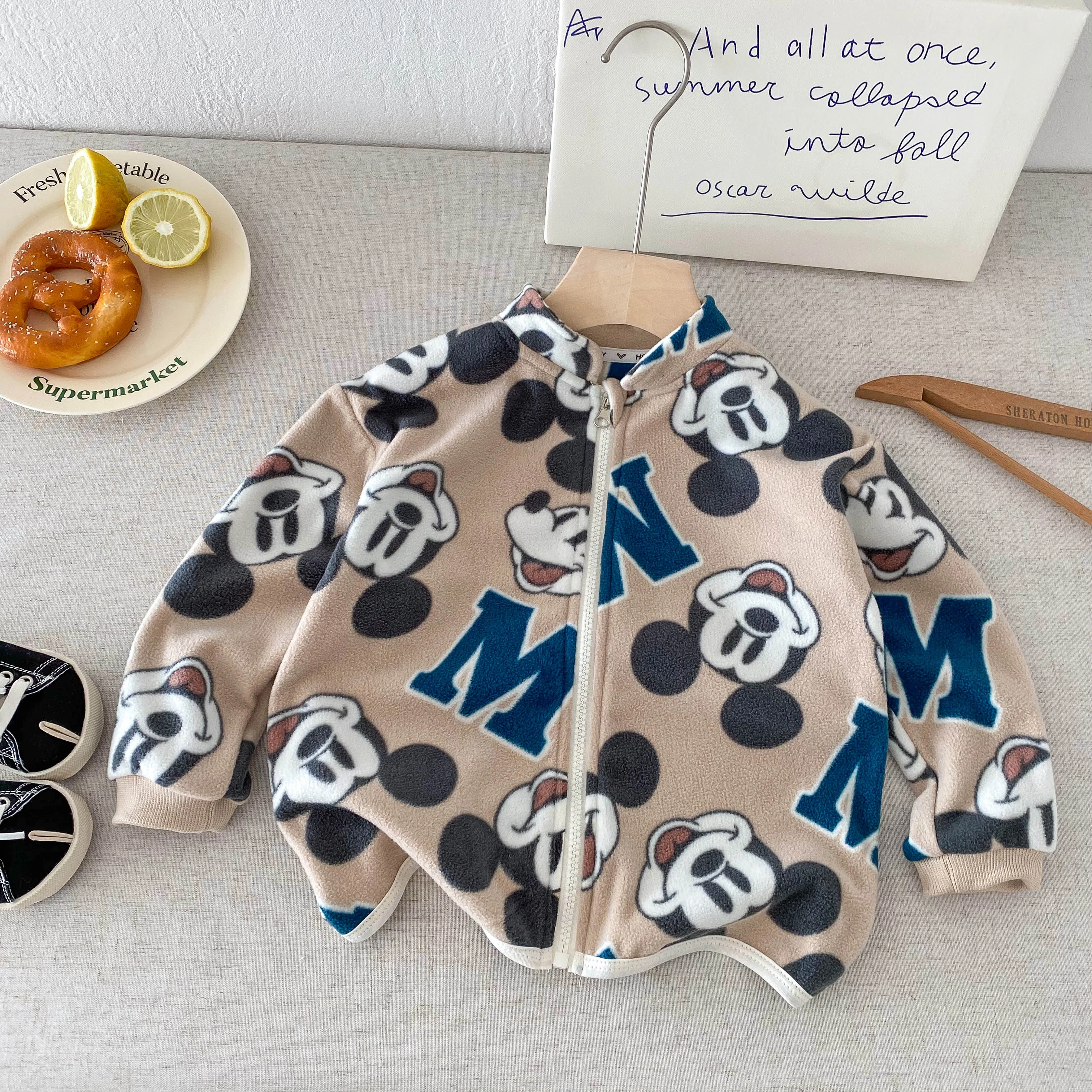 Mickey Print Kids Casual Jacket 4