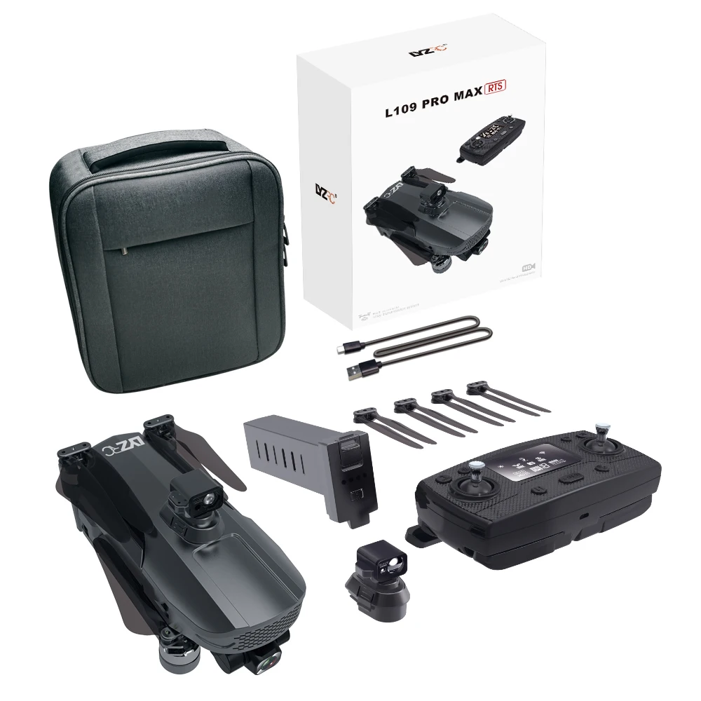 L109 PRO MAX RTS 5G Digital image transmission Drone Three-axis mechanica 4K Dual Camera GPS Profesional 3000M Drones 6
