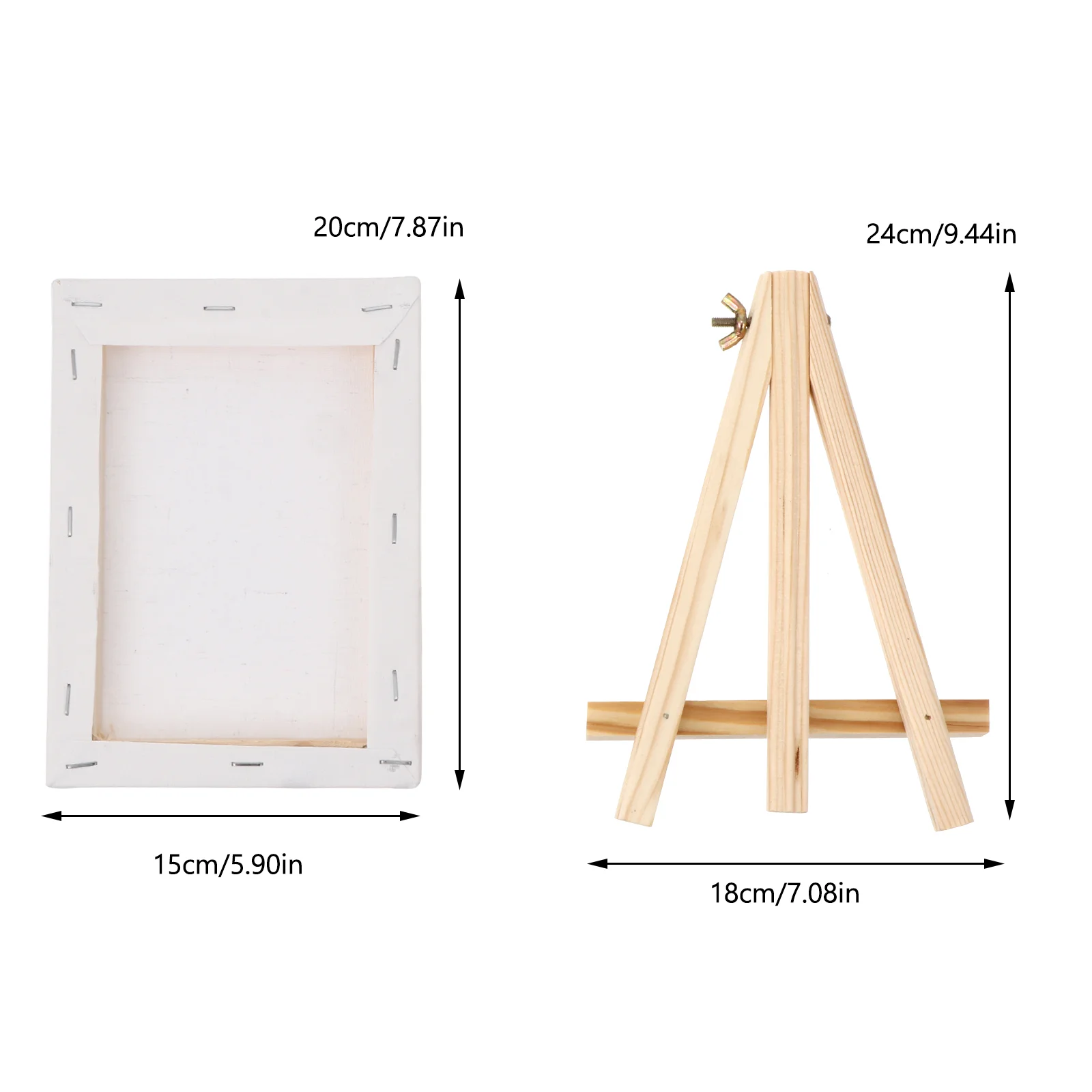 Mini Lightweight Wood Easel Portable Painting Triangle Easel Art Supplies Display Rack Photo Frame Bracket Kids Classroom