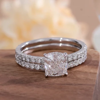 Cushion Cut Gold Ring