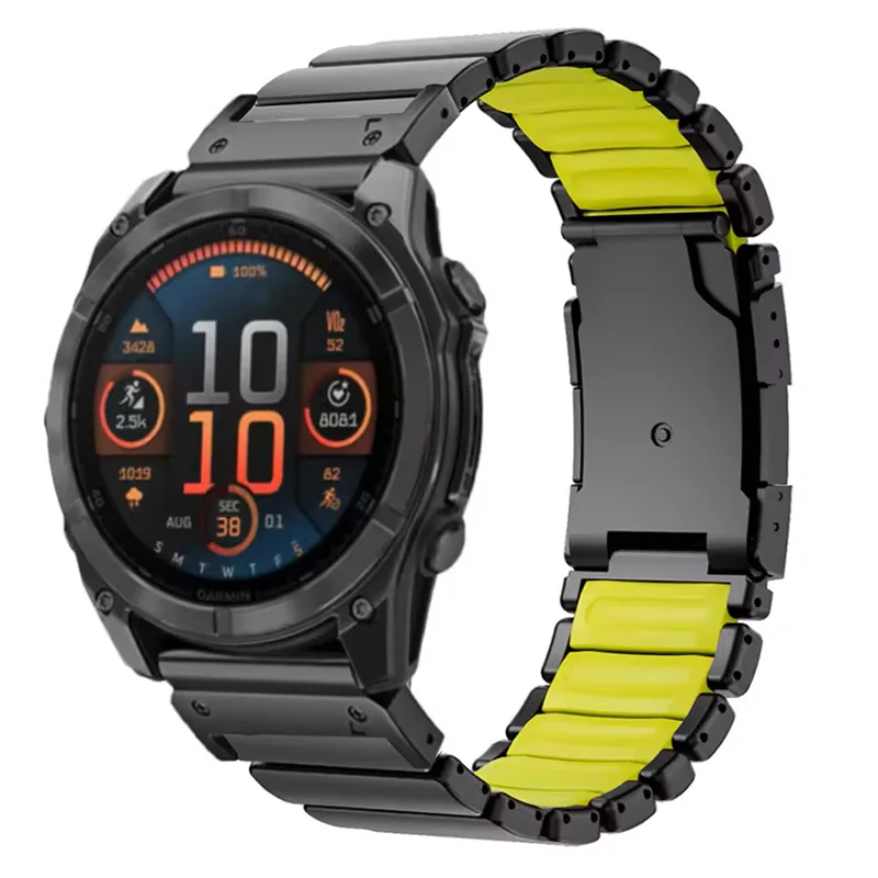 Premium 26mm Titanium Watch Band with Quick Fit Strap Feature