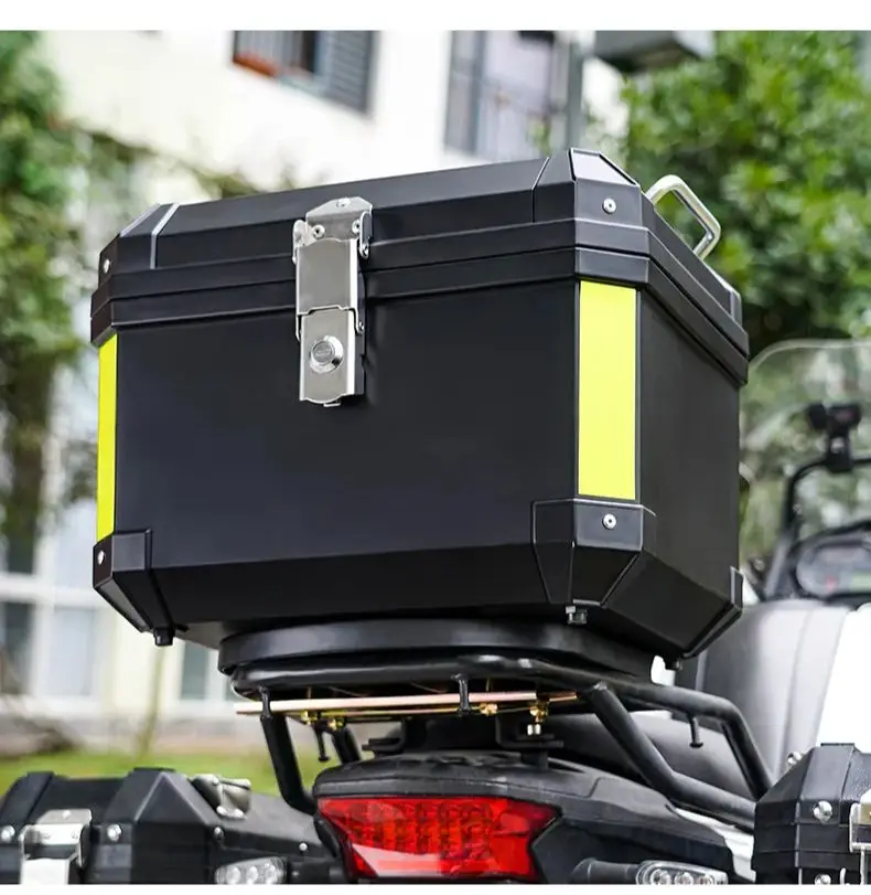 45L 57L 56L 65L Non Aluminum Alloy Motorcycle Trunk Large Capacity Electric Vehicle Storage Box Tail motorcycle tail box