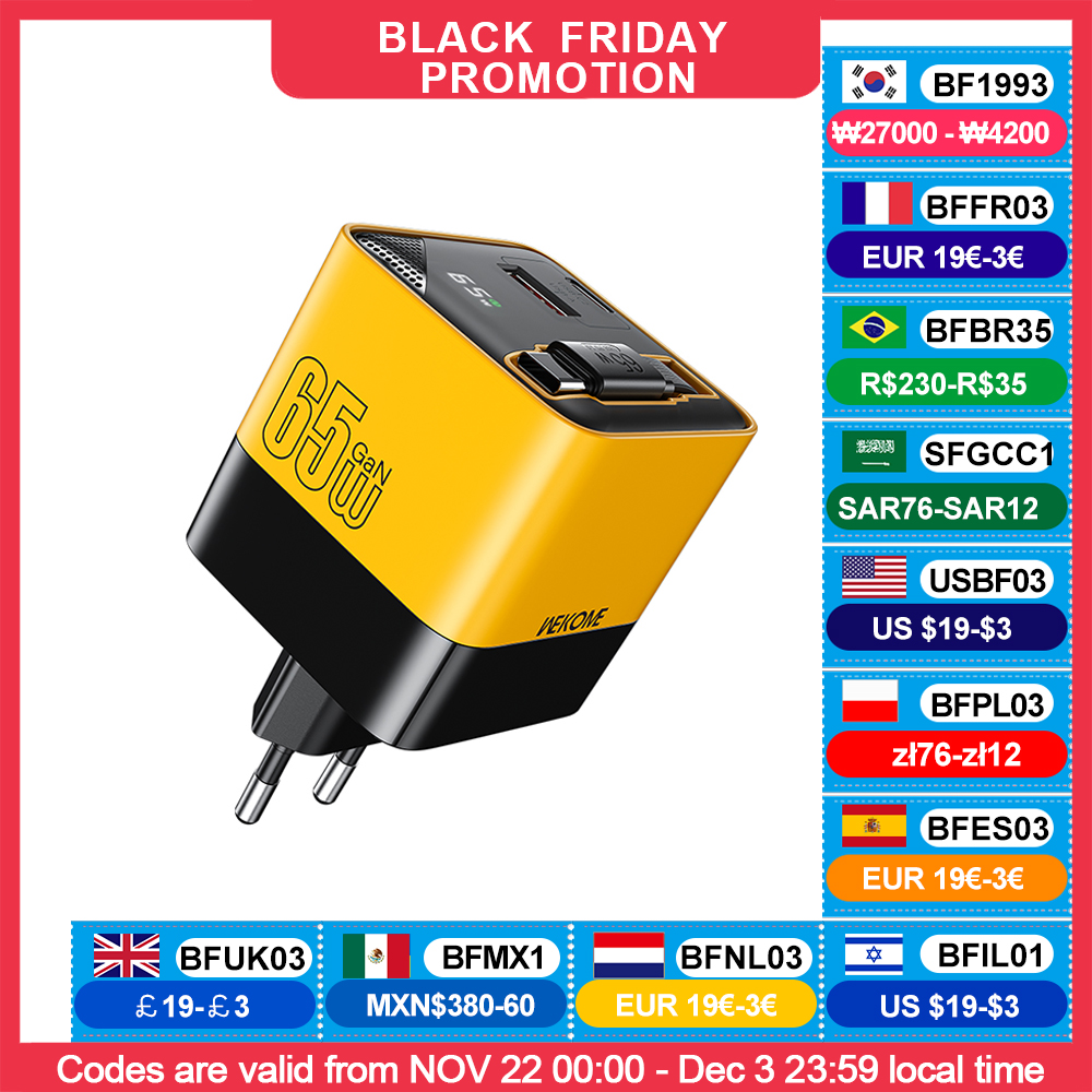 65W USB-C Charging Head Fast Charger With Built-in 80cm TypeC Cable Suitable for iPhone16 15 Promax PD 40W 27W Xiaomi Samsung