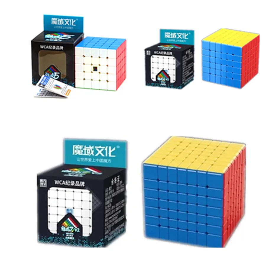 Moyu Marcaron Série 2x2 3x3 4x4 5x5 Pirâmide Jinzita Cubo Mágico De - Foto 4