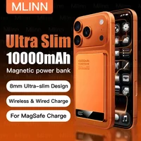 Ultra Slim MagSafe Power Bank Magnetic Wireless Fast Charging 10000mAh CCC Portable Battery 20W For iPhone 17 iWatch Samsung 6
