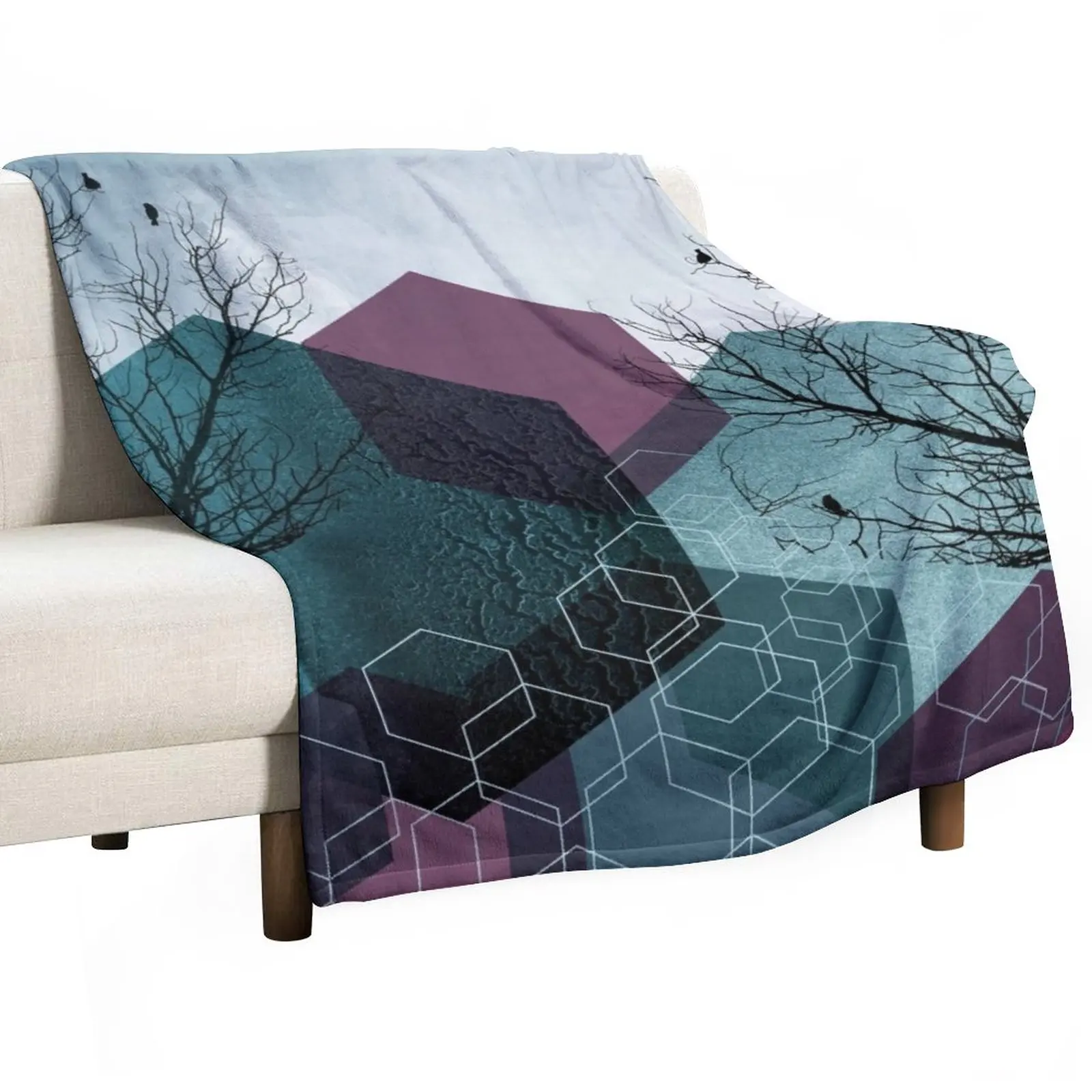 

Treescape Throw Blanket Comforter Softest Blankets