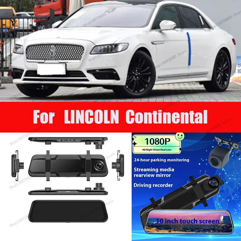 

For Continental 4K WIFI GPS Car Dvr Mirror Dash CamDual Lens Dashcam Drive Recorder Stream RearView Mirror IPS Screen Camera