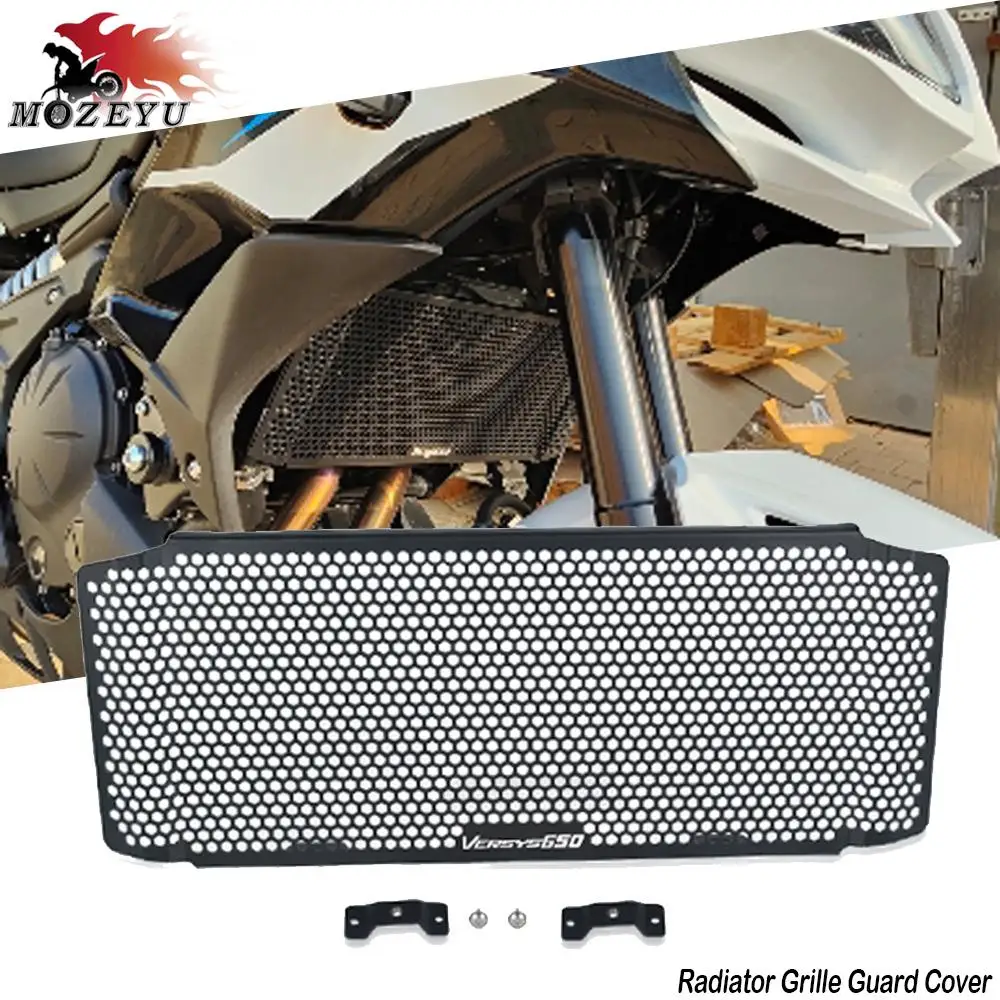 Radiator Guard Versys650 Motorcycle Aluminium Radiator Grille Guard